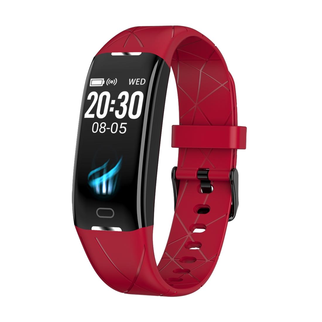 Smart Bracelet With Heart Rate Monitor And Call Reminder - Waterproof - Red
