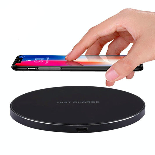 Quick Charge Wireless Charger With Led Indicator - Red