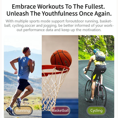 Smart Bracelet With Call Heart Bp Sleep And Oxygen Monitoring - Silver