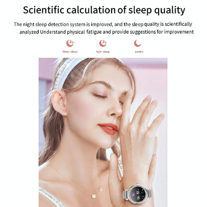 Menstrual Period Smart Bracelet With Blood Pressure And Heart Rate Monitoring - Silver