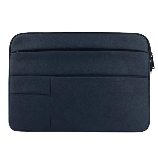 15.6 Inch Laptop Tablet Bag with Multiple Pockets - Portable and Durable - Navy Blue