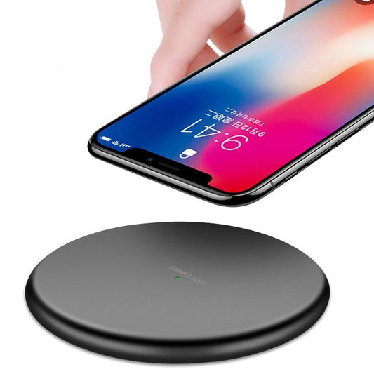 9V 1A Qi Fast Wireless Charger 1M Cable - White