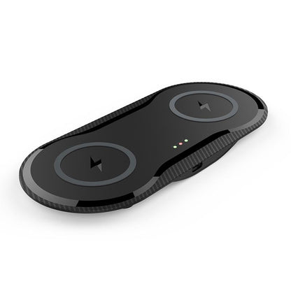 10W Dual Wireless Fast Charger For Qi Phones - White