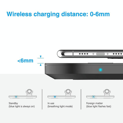 3 In 1 Wireless Charger For Phones Iwatch Airpods - White