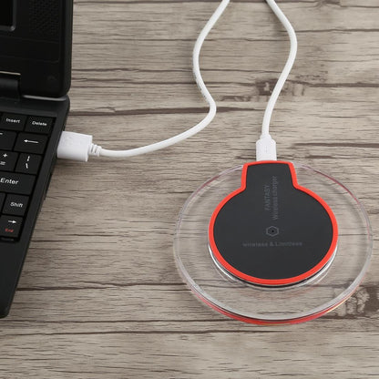 Ultra Thin Wireless Charger For Qi Standard Phones - White