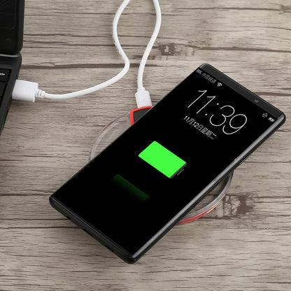 Ultra Thin Wireless Charger For Qi Standard Phones - White