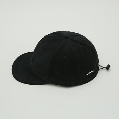 Black Minimalist Baseball Cap - Unisex Retro Streetwear Hat