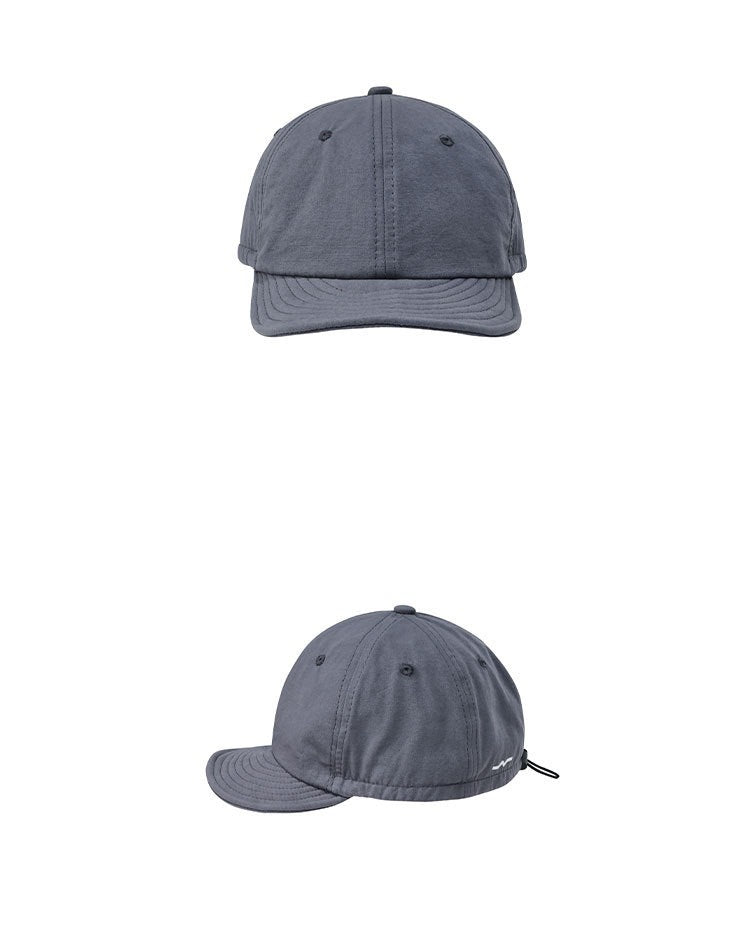 Gray Minimalist Baseball Cap - Unisex Retro Streetwear Hat