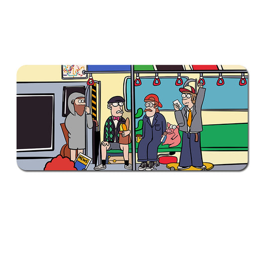 Oversized Cartoon Desk Pad - 80x30x0.4cmcm Mouse Mat, Non-Slip Base (Style 4)