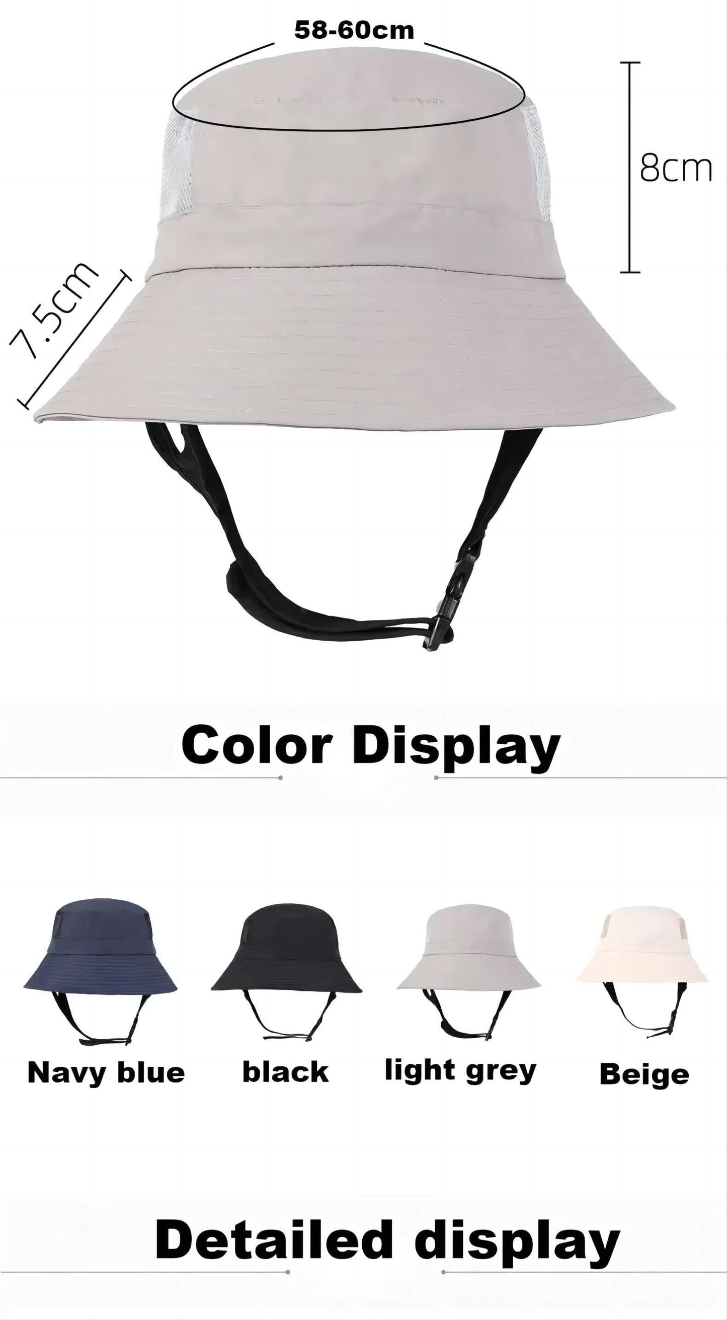 Light Pink UV50+ Sun Protection Bucket Hat - Waterproof, Quick-Dry, Foldable Outdoor Fishing Hat for Men and Women