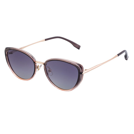 Purple Frame Chic Cat Eye Polarized Sunglasses for Women - Lightweight UV Protection Fashion Eyewear