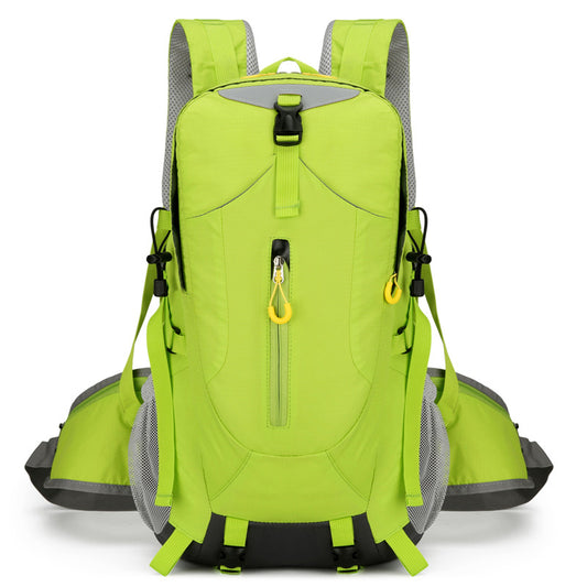Green Lightweight 30L Hiking Backpack - Water-Resistant Outdoor Daypack for Trekking & Travel
