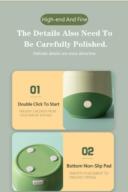 Purple Portable USB Blender 500ml - Rechargeable Mini Juicer for Smoothies On-the-Go