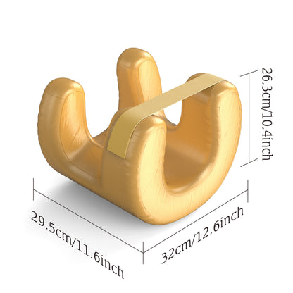 Gold Beauty Sleep Pillow - Contoured Memory Foam Pillow for Face & Neck Support