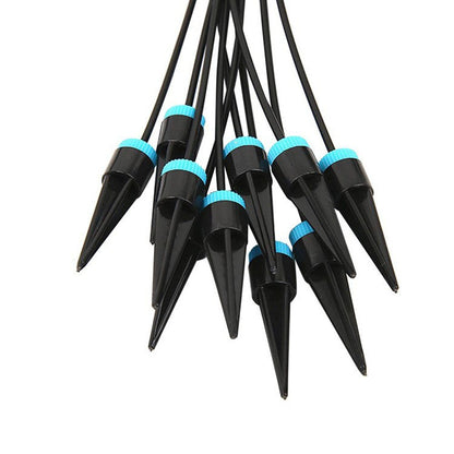 2 Pcs 10-Piece Slow Drip Watering Kit - 160cm Tube Length for Potted Plants, Succulents & Indoor Gardening