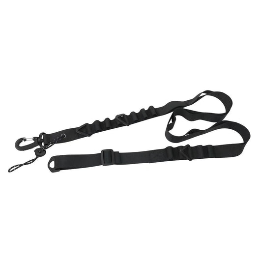 Black 4 PCS Heavy-Duty Outdoor Utility Strap - Multi-Purpose Camping Gear & Bottle Hanging Lanyard