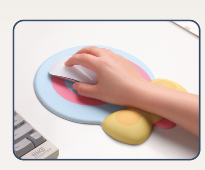 Blue Lollipop Ergonomic Keyboard Wrist Rest & Mouse Pad Set - 2-Piece Comfort Combo