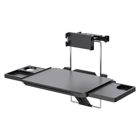 Bilateral Elongation Load Capacity 10kg Multi-Function Car Steering Wheel & Seat Back Tray - Foldable Desk with Drink Holder