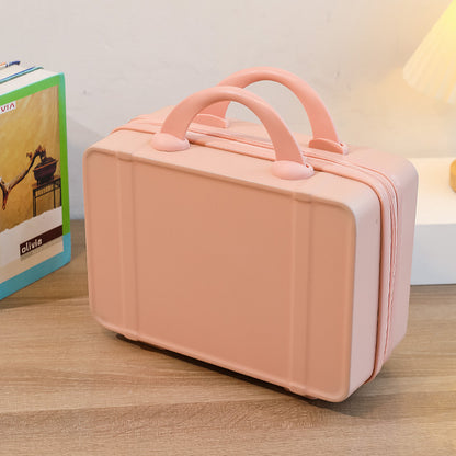 Personalized stylish and lightweight Pink mini suitcase for short trips