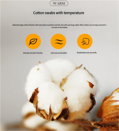 Comfortable cotton pillowcase, double-sided warm design, breathable and skin-friendly - red and gray