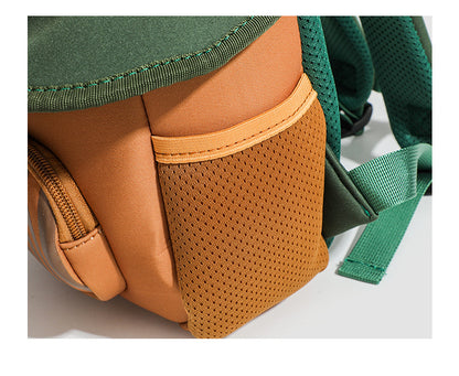 Green Baby Travel Cartoon Light Travel Bag - Cute 21x8x26cm Light Bag 240g Suitable for Daily Use