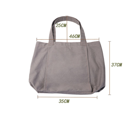 Yoga Mat Tote Bag - Durable Canvas Shoulder Bag for Outdoor Workouts & Travel(Apricot)