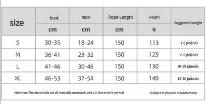 Rose Red Reflective Mesh Dog Harness and Leash Set - Adjustable No-Pull Vest - M