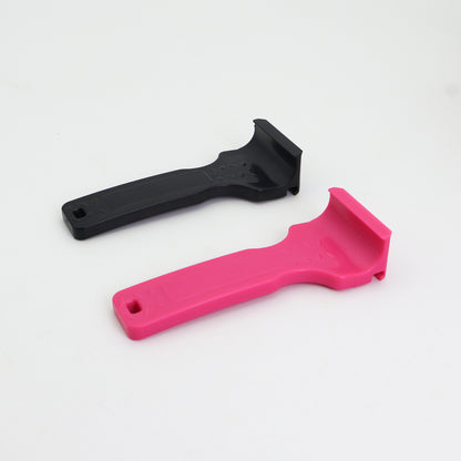 Pink+Black Easy-to-use bicycle tire levers (one pair) - quick tire removal and installation tool