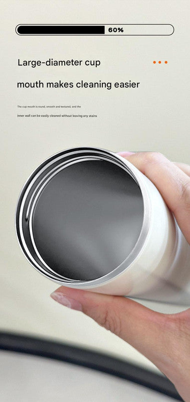 Mini Insulated Coffee Cup - 316 Stainless Steel, Portable & Stylish - Silver drink (300ml)