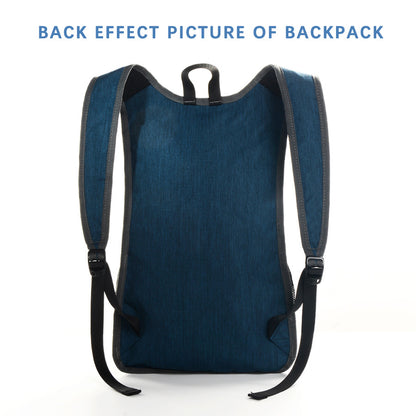 Grey Ultra Lightweight Packable Backpack - Foldable Daypack for Hiking & Travel