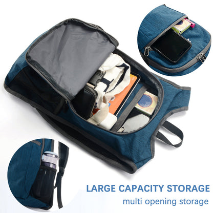 Black Ultra Lightweight Packable Backpack - Foldable Daypack for Hiking & Travel