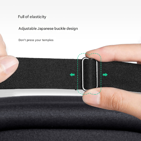 Purple Set of 2 3D Contoured Sleep Eye Masks - Total Blackout Memory Foam Blindfold with Lycra