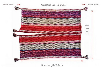 Grey Cozy Knitted Poncho Cape - Thick Mohair Blend Winter Shawl Wrap (106x135cm)