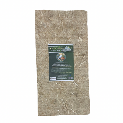 Ecosoft - Natural Hemp Super Absorbent Nest Mat | Small (20x40cm) | 2 Pack + Free Shipping